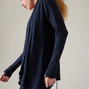 Athleta Pranayana Restore Wrap Navy XL